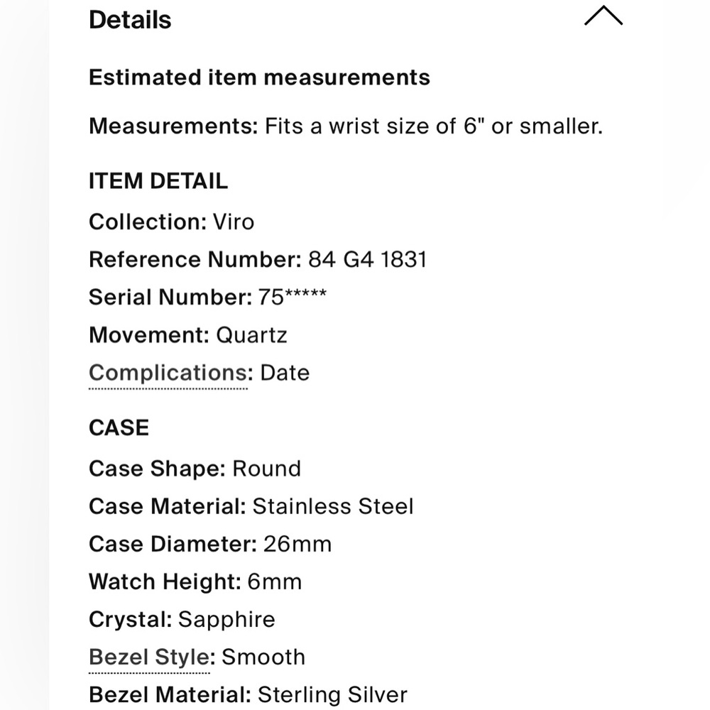 Movado Viro watch, Silver - Picture 3 of 16